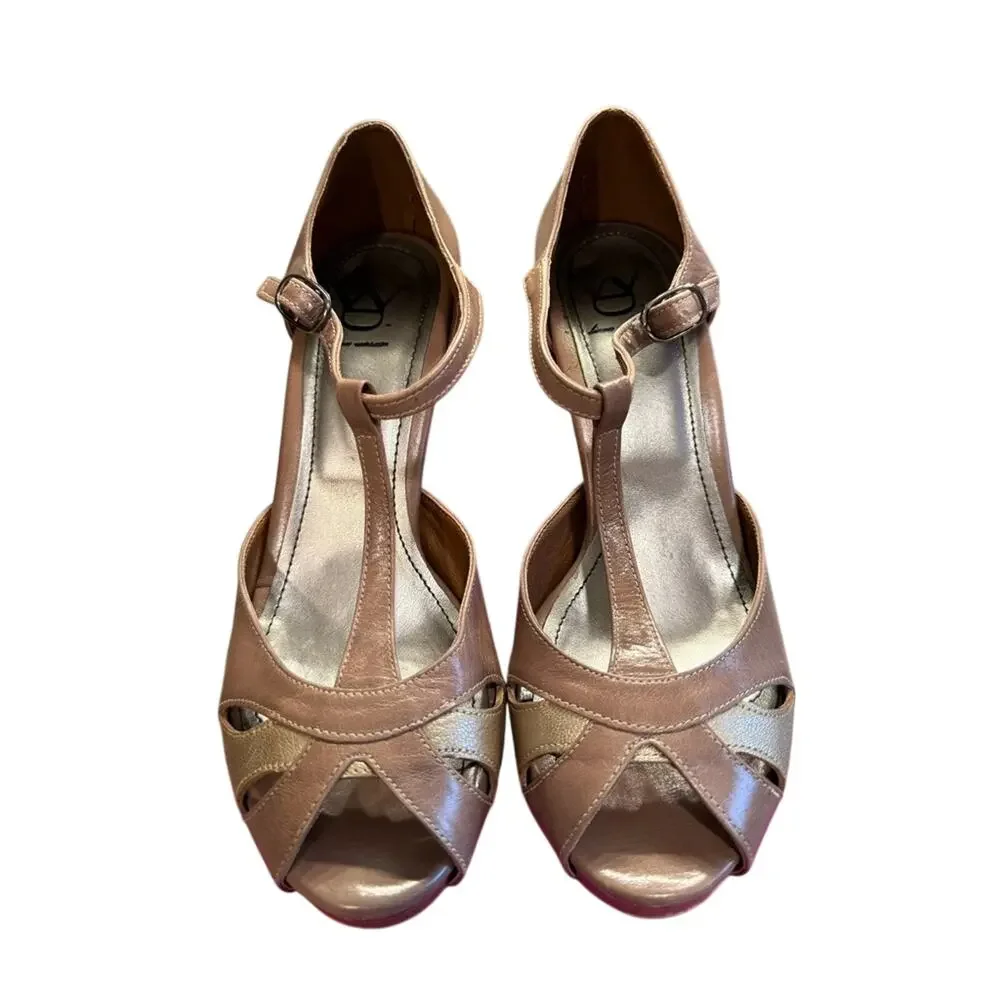 Italian Leather Diana Warner Heels